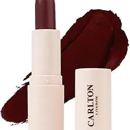 Carlton London Velvet Satin Glitterati Bullet Long Stay Lipstick |Enriched with Vitamin E, Castor oil | Intense Colour, Moisturised Lips, Smooth & Light |Upto 8 hrs - 4Gm. (pumpkin spice) image 1