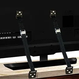 ATORSE™ Tv Anti Tip Straps Secure Stand Cable for Bookcase Bookshelf Flat Screen Black|Baby | Baby Safety & Health | Baby Proofing | Baby Locks & Latches-image-52