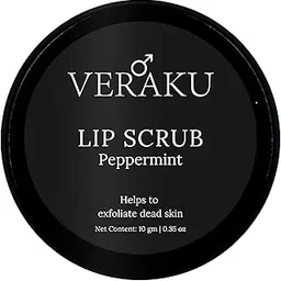 Veraku Lip Scrub for Men with Peppermint, Shea Butter & Sugar Beads | Exfoliates Dead Skin, Softens & Smoothens Lips | Fresh Flavor | Non-Greasy | 10g-image-68