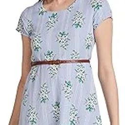 amazon brand - eden & ivy Women's Cotton Blend Skater Knee-Length Dress-picture-19