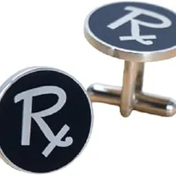 indic inspirations Black+Silver Rx Cuff Links for Doctors, Formal Cufflinks for Men, Brass Cufflinks, Gift for Doctors, Pharmacy Gifts, Medical Gifts-picture-42