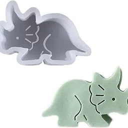 Dinosaur Silicone Fondant Mold for Chocolate Candy Gummy Jelly Dino Animal Theme Cake Decoration Mini Animal Cupcake Topper Sugarcraft Gumpaste Cookie Biscuit Resin Clay Toys for Kids Party-picture-50