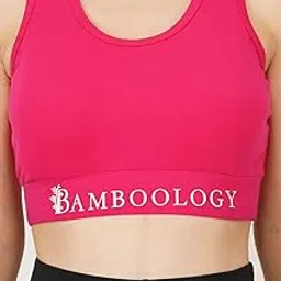 bamboology Non Padded Wire Free Sports Bra Anti-Bacterial Suitable for Feeding Mothers, Sustainable Bamboo Fabric Cotton Yoga/Gym Bra-picture-50