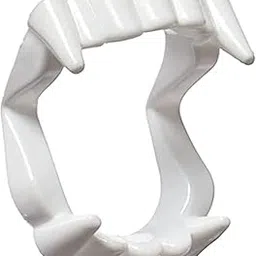 PARTY HONCHOOS Halloween Vampire Dracula Teeth White (Pack of 1)-picture-32