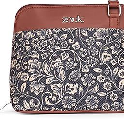zouk Printed Vegan Leather Out Of Office Sling Bag With Adjustable Strap For Women's Girls-picture-7