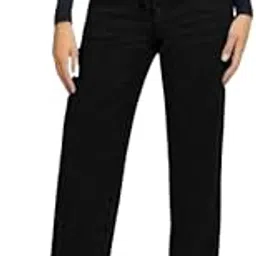 kitty fashion Women Baggy Jeans 28 Size Straight Black-picture-14