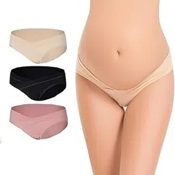 shaperx Low Waist Maternity Innerwear – Non-Slip, Flexible, and Comfortable Pregnancy Panty-picture-47