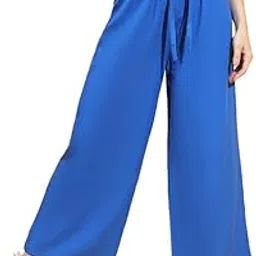 oxolloxo Women Elasticated Waist with Tie-Knot Detail Cotton Pant-picture-59