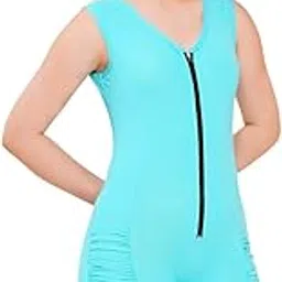 brauch Women’s Zip-Front One-Piece Swimsuit | Sleeveless Active Swimwear with Ruched Sides | Full Coverage Comfortable Fit-picture-15