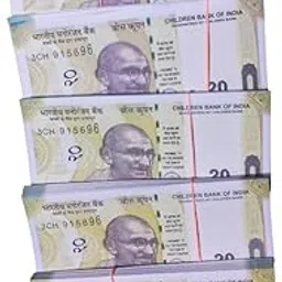 Currency Fake Money Notes (20 Rupees Bundle Note, 200)-picture-31