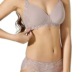 bodyline Sutton Padded Bra & Panty Set for Women – Satin Lace Everyday Comfort Lingerie-picture-28