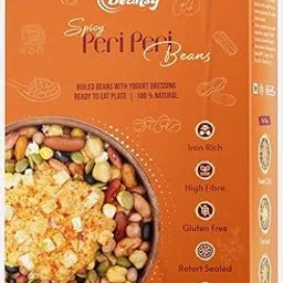 Spicy Peri Peri Beans | Beansy Foods 7-Bean Salad | 20g Protein | Iron Rich | High Fibre | Gluten-Free | 0% Preservatives | Retort Sealed | Travel Friendly | Yogurt Dressing | Ready-to-Eat Pouch– 180g-picture-21