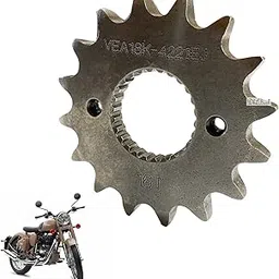 Dhe Best Bike Engine Chain/Pitch Front Sprocket/Gear Box Sprocket cog 16 Teeth Black Compatible with RE Classic Desert Storm-picture-58
