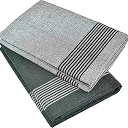 tuni mani Men's Cool Cotton Dhoti Plain Solid/Length: 2.0m (Pack of 2)-picture-55
