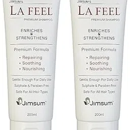 La Feel Premium Shampoo, Sulphate & Paraben Free, Enriches & Strengthens, 200ml, Pack of 2-picture-45
