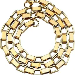 chain for men combo necklace for men gold chains for men neck chain for men chain for boys mens chain Stainless steel stylish long chains Locket Pendant golden chain fashion 405-image-27