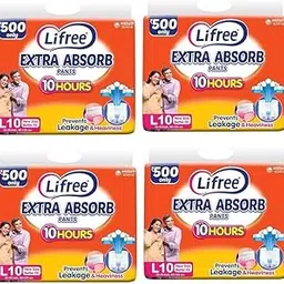LIFRE SUPER EXTRA ABSORB L10 (LARGE) PACK OF 4-picture-17