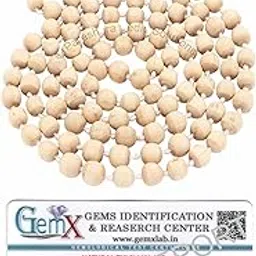 Arkam Tulsi Mala Certified/Natural Tulasi Mala/Tulsi mala Original (Size: 5mm, Length: 24 inches, Beads: 108+1)-image-44