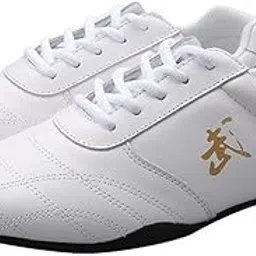 veacam Martial Arts Shoes for Men, Lightweight Taekwondo Leather Kung Fu Taichi Footwear for Daily Exercises Training-picture-41