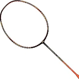 Li-Ning Windstorm 76 Carbon Fibre Unstrung Badminton Racket with Full Racket Cover (Black/Orange/Gold) | for Intermediate Players | 76 Grams | Maximum String Tension - 30lbs-image-10