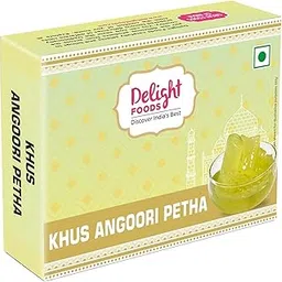 Delight Foods Khus Angoori Petha Agra Petha 350grams | Indian Sweets Mithaai | Agra Famous Petha | Khus Angoori Petha-picture-41
