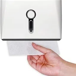 AIR O MATIC ABS Wall Mounted Multifold Mini Hand Tissue Paper Dispenser Tilak (White)-picture-32