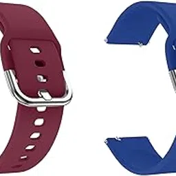 ACM Combo Pack Watch Strap Silicone Belt 22mm compatible with Titan Octane Nm90086km02 Sports Hook Band-picture-24