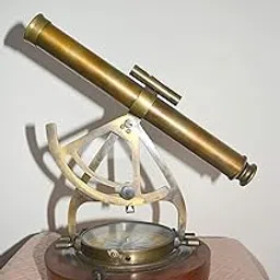 Nauticaz 9.5'' Alidade Telescope with Compass Nautical Brass Antique Marine Collectible Item-picture-15