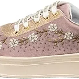 rettrose The Delphine Luxury Blush Bloom Embellished Trainer-picture-17
