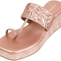 mochi Women's Embellished Printed Fashionable Party Heels Slip-on Sandal-picture-13