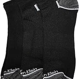 calvin klein Solid Black No-Show Socks - Pack Of 3-picture-22