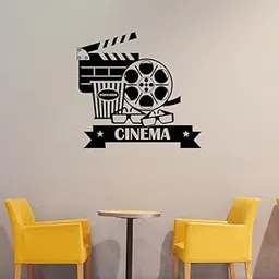 Cinema Wall Sticker PVC Vinyl Easy to Stick (27 X 27)-picture-30
