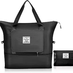 ligneto Nylon 40 Cms Imported Foldable Travel Duffle Bag for Women, Expandable lightweight Waterproof Carry Weekender Overnight Luggage Duffel Large Capacity Folding Fashion Bag.-picture-40