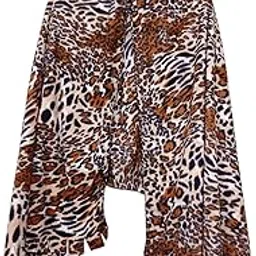 CLOTHEINGHUB Women’s Wool Stole/Shawl – Yellow Shade Tiger Animal Print, Soft & Stylish Winter Wrap Shawl/Stole-picture-25