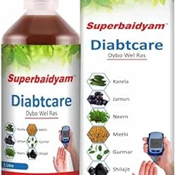 Superbaidyam Diabtcare Juice (Dybo Wel Ras) 1000ml with goodness of Karela, Jamun & 4 More Herbs-picture-13