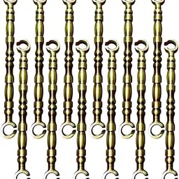 Trendy Creation Hub 12 Inch Brass Antique Golden Finish Rod Swing Chain Links Brass Jhula Hammock for Indoor Outdoor (Pack of 2)-picture-45