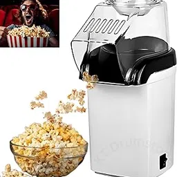 DRUMSTONE ( New Years Launch 5+5 Years Warranty ) KT-05 Popcorn Machine 1200W Electric Popcorn Maker – Oil-Free Hot Air Popcorn Machine for Home | Healthy Snack for Kids & Adults-𝐖𝐇𝐈𝐓𝐄-image-47