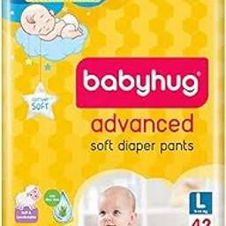 Babyhug Advanced Pant Style Diapers Large (L) Size - 42 Pieces-picture-28