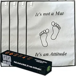 Car Foot mat Box (It's an Attitude, 4 pcs) image 1