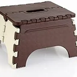 Seseno 7-Inch Super Strong Folding Step Stool For Compact, Portable Step Stool for Kids & Adults, Lightweight Plastic Design, Slip-Resistant, Ideal for Kitchen, Bathroom, Camping & Travel-picture-22