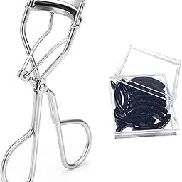 SWIUKPHE Eyelash Curler Refill Pads, Silicone Rubber Universal Eye Lash Curler Replacement with Clear Storage Box, Black, 24PCS-picture-24