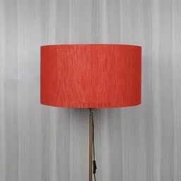 Unique Color Lampshade, 20" Inches Red Texture Drum Lampshade for Bedroom decoration, Suitable For Table And Floor Lamps Home Decor Modern Table Lamp for Living Room, Hotel-image-27
