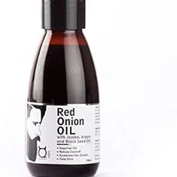 Qraa Men Red Onion Hair Oil-With Jojoba,Argan & Black seed oil, 100 ml-picture-46