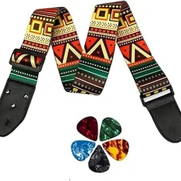 DEVICE OF URBAN INFOTECH Guitar Strap Belt for Acoustic & Electric Guitar Adjustable Buckle Guitar Strap Modern Design Guitar Belt For Acoustic/Bass/Electric Guitars-picture-32