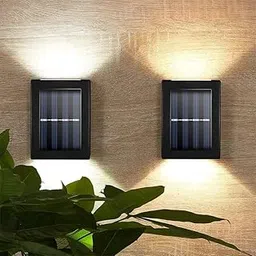 ZEVON Solar Powered Up and Down Outdoor Wall Lights 2 Pcs LED Porch Lights IP65 Waterproof Solar Wall Lamps & Suitable for Garden, Patio Garage, Front Door, Driveway, Pathway-image-18