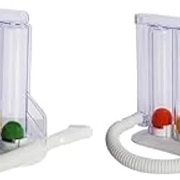 CRUXFAB Spirometer | Lung Exerciser | Respiratory Exerciser | Breathing Exercise | Respirometer | Breath Measurement System | Deep Breathing Lung Exerciser | Washable, Hygienic & Detachable- Pack Of 2-picture-37