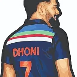 Collectible MS Dhoni Fridge Magnet (Multicolor) M-864-picture-36