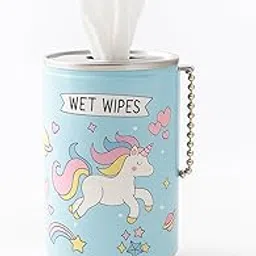 Qarr Wet Wipes Dispenser Canister, White, Pop-up Lid, for Nursery and Changing Table Pack of 2-picture-58