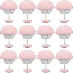 Duvet Clips & Pins Set – Fabric-Friendly Fasteners with Long & Short Nails for Comforters, Quilts, Cushions, Curtains – Secure Hold, No Damage (12, Pink)-picture-45
