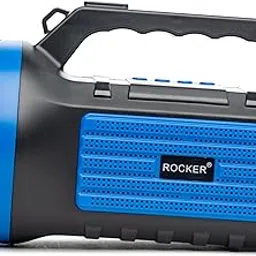 Aj Corp Solar Wireless Bluetooth Speaker with Torch | 5W HD Sound | USB & TF Card Support | 3-4H Playtime | Emergency Light for Outdoor | Built-in Radio - Eco-Friendly (Blue)-picture-15